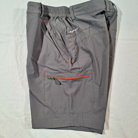MIER Women's Size 8 Dark Grey Stretchy Hiking Camping Fishing Shorts Quick Dry - Picture 5 of 7